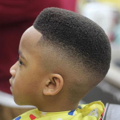 High Skin Fade with High Top