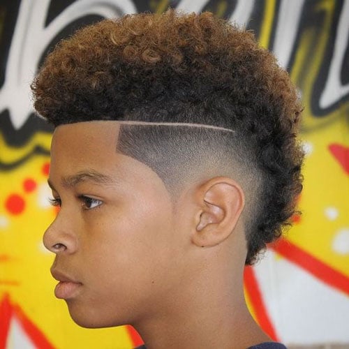 Mohawk with Burst Fade