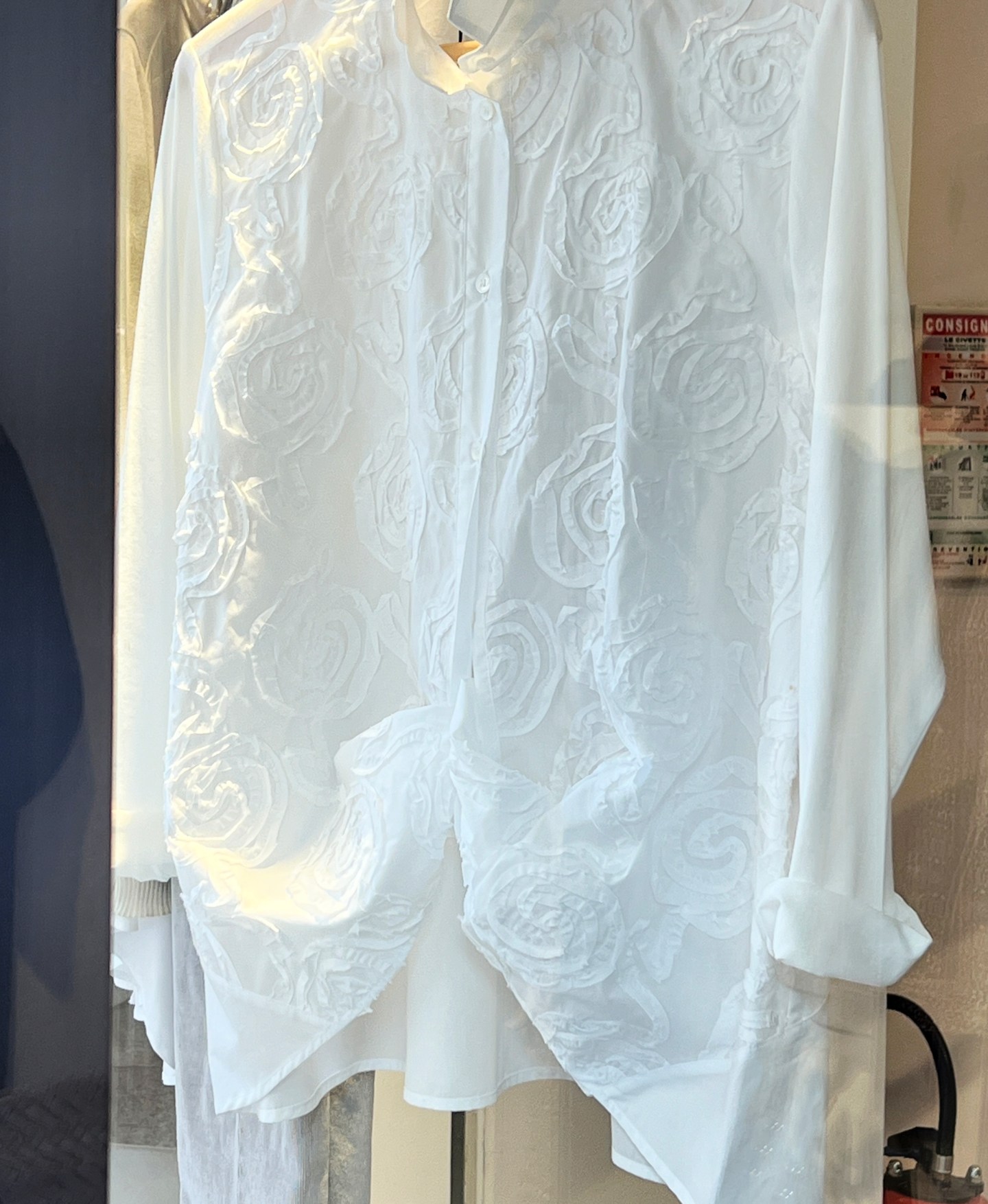 White cotton shirt