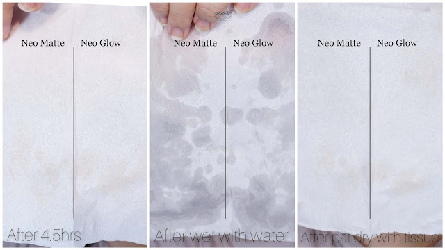 laneige neo cushion blot tissue wear test