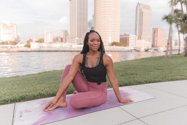 tampa-riverwalk-yoga-teacher-conscious-coconut-oil-tube-beauty-and-the-beat-blackyogamom