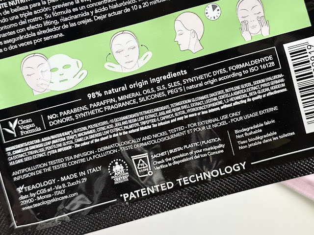 Teaology Sheet Mask Review