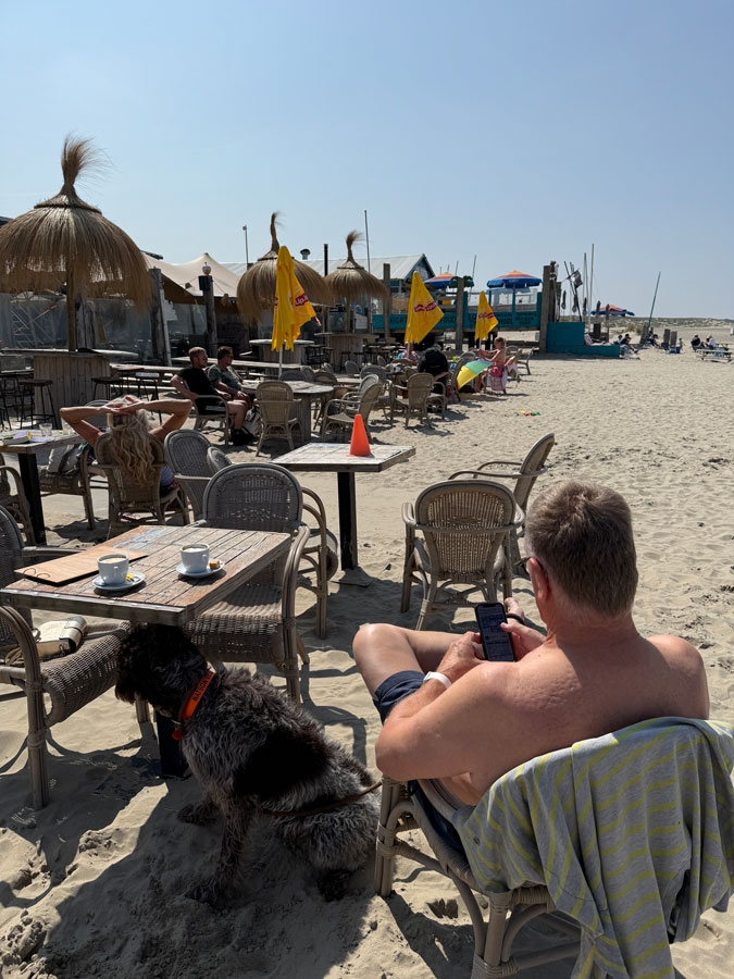 Ron at the beach