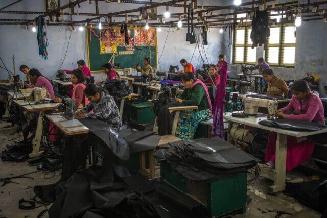 Woman in India has many responsibilities as taking care of their children, cooking, washing, working, also receiving training for income generating activities