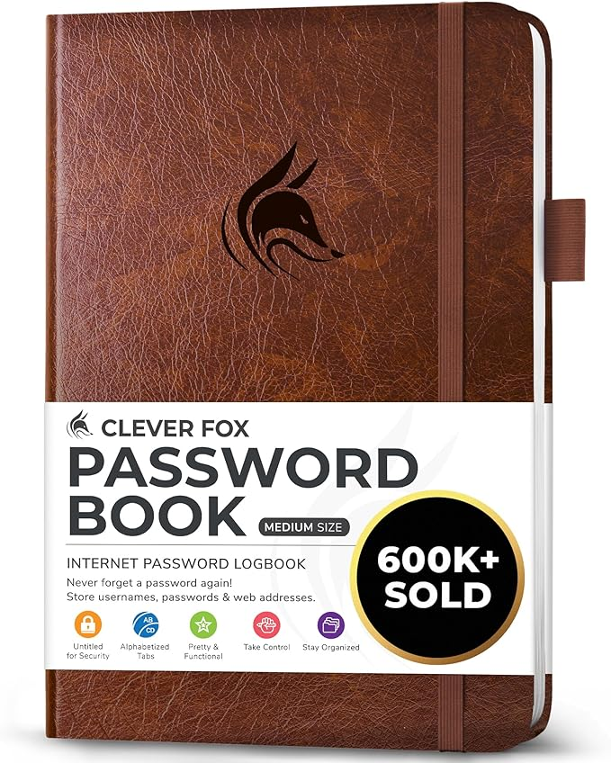 Password Book, GREAT GIFTS FOR DAD, GRANDPA, UNCLE FOR FATHER'S DAY
