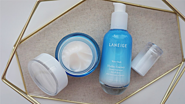 laneige Water Bank Hydro Essence, laneige water bank hydro gel, laneige summer skincare routine, laneige summer skincare, laneige skincare