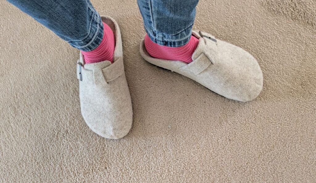 Slippers after a couple of months wear