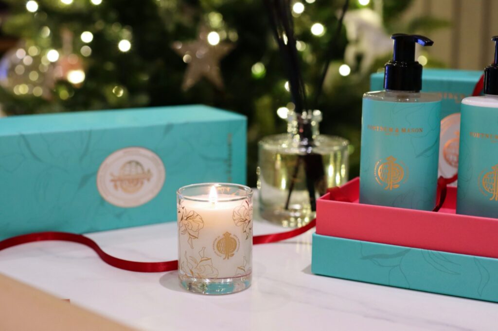 Fortnum & Mason Pomegranate Rose Candle