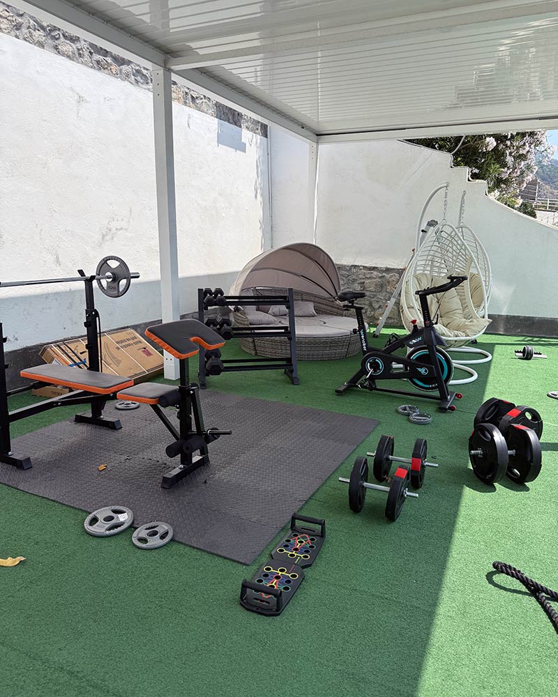 Hotel Villa Maria Pia outdoor gym