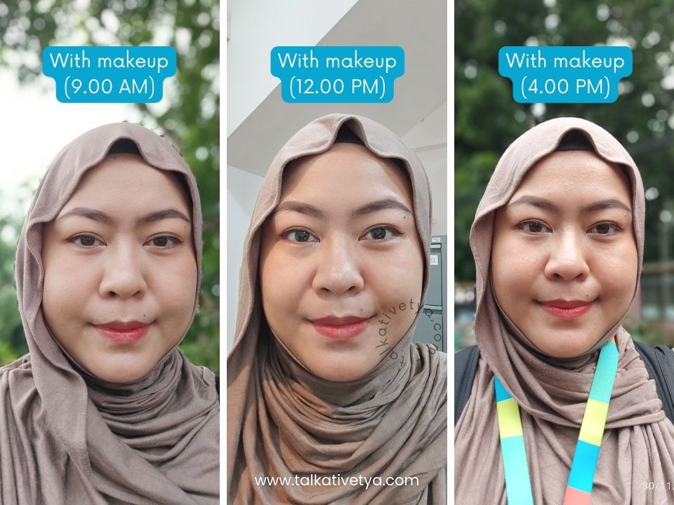 Wear Test sunscreen ANESSA di kulit berminyak