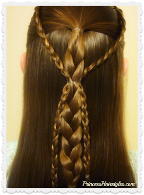 Easy gathered braids hairstyle tutorial Easy gathered braids half up hairstyle tutorial