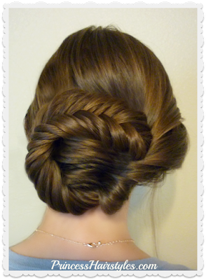 Pretty updo hairstyle tutorial