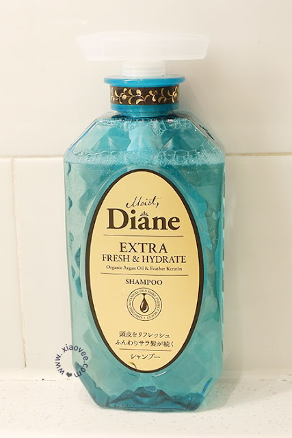 Moist Diane Extra Fresh & Hydrate Shampoo, Moist Diane Extra Fresh & Hydrate Treatment, Japanese Shampoo Review, Moist Diane Review, Moist Diane Japan Shampoo