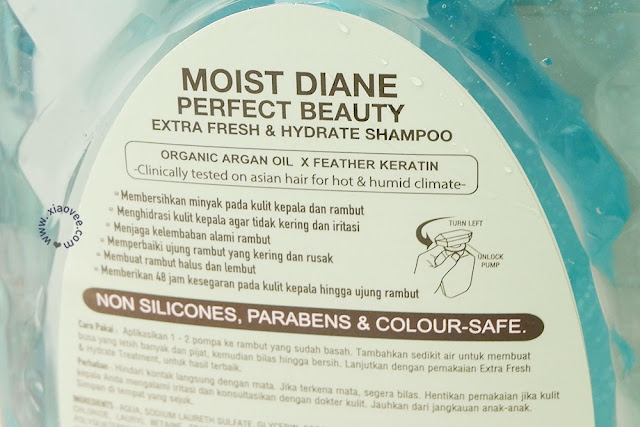Moist Diane Extra Fresh & Hydrate Shampoo, Moist Diane Extra Fresh & Hydrate Treatment, Japanese Shampoo Review, Moist Diane Review, Moist Diane Japan Shampoo