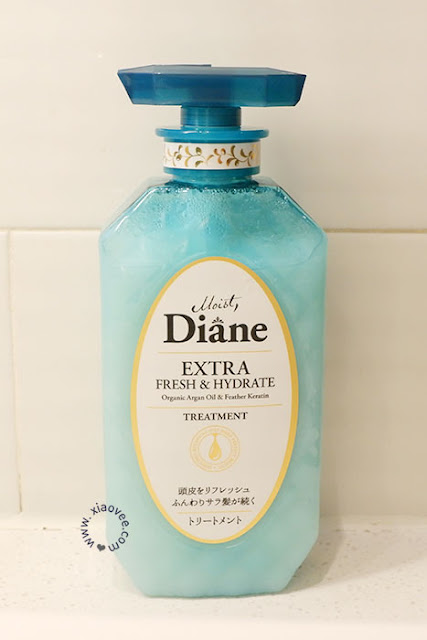 Moist Diane Extra Fresh & Hydrate Shampoo, Moist Diane Extra Fresh & Hydrate Treatment, Japanese Shampoo Review, Moist Diane Review, Moist Diane Japan Shampoo
