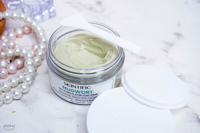 ingredients skintific mugwort anti pores & acne clay mask