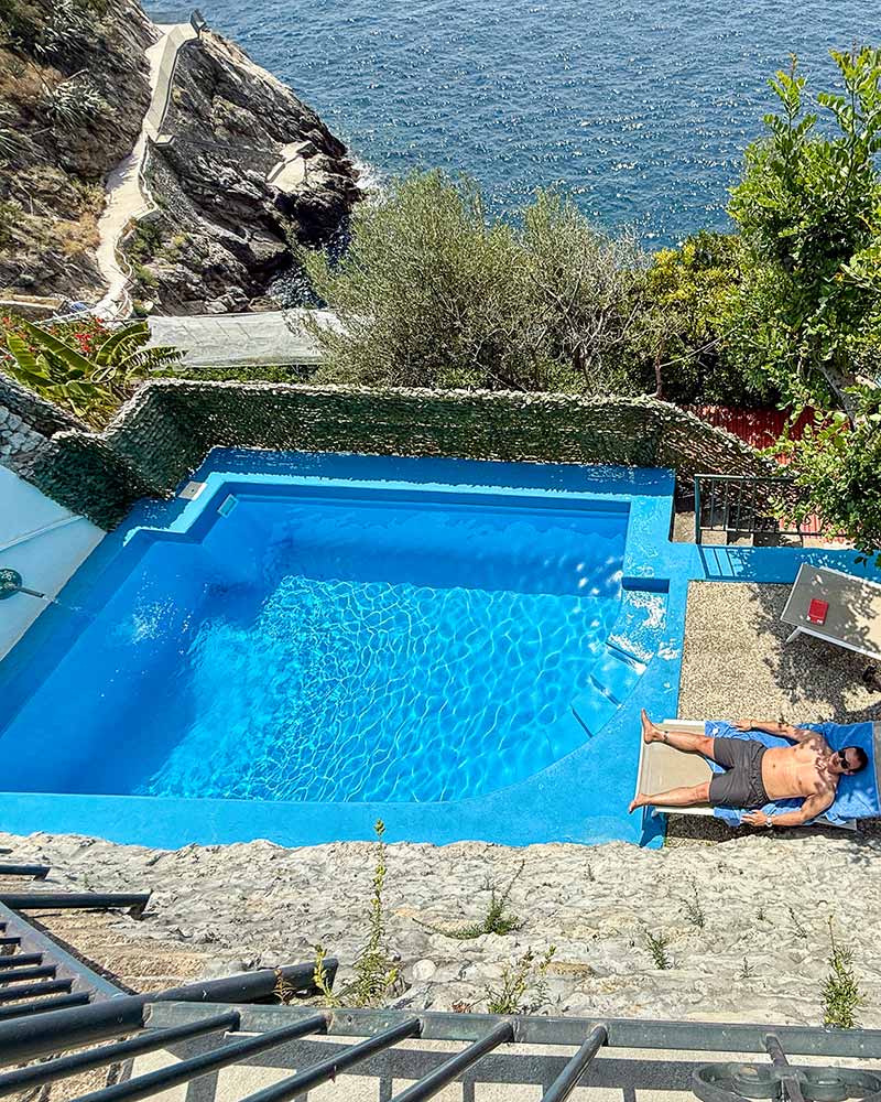 amalfi coast hotel pool Villa Maria Pia