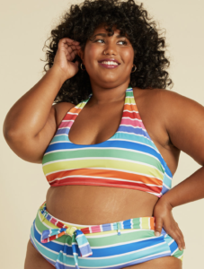 rainbow swimsuit 