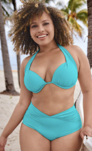 blue bikini 