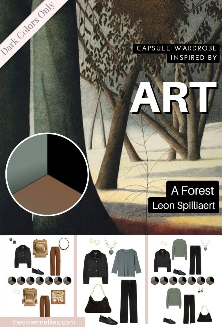 Avoiding Light Colors Start With Art - A Forest by Leon Spilliaert