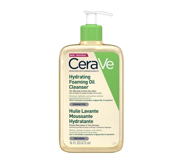 Best Cleansers for 2025 - CeraVe Hydrating Foaming Oil Cleanser