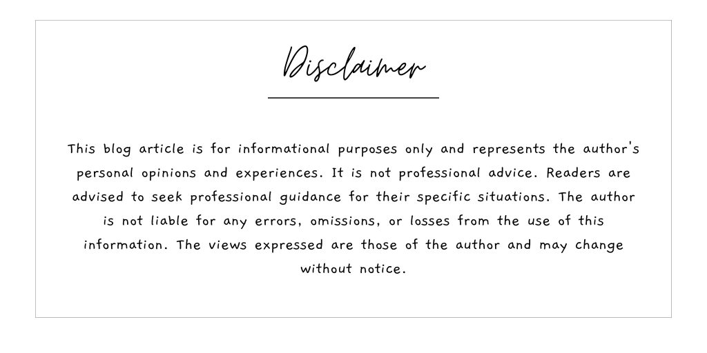disclaimer blog article talkativetya