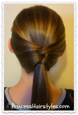 Woven ponytail hair tutorial. So easy!
